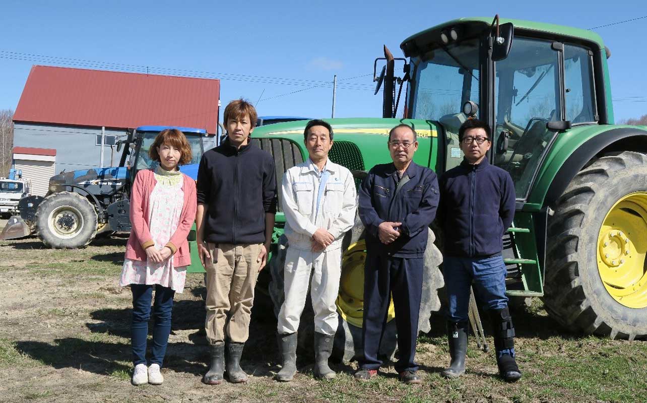 湯内農場従業員写真